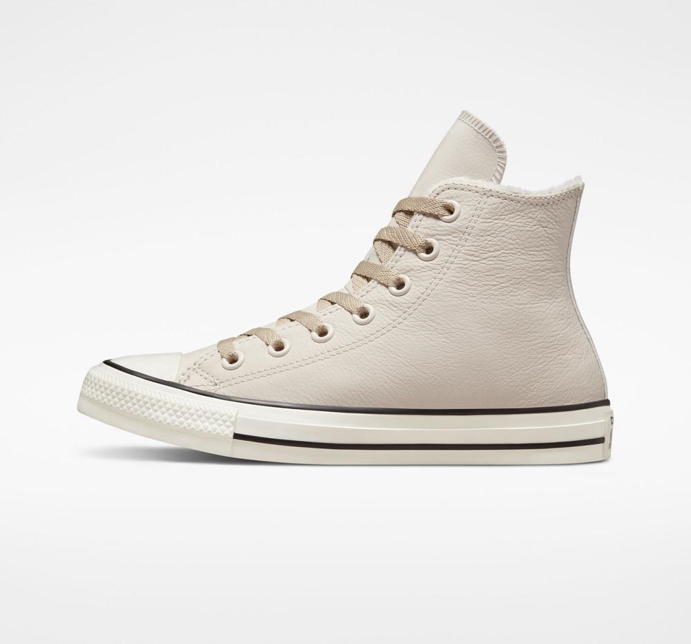 Khaki Desert Sand / Egret Converse Chuck Taylor All Star Counter Climate Unisex Men's High Tops  US |  64917-YLMN