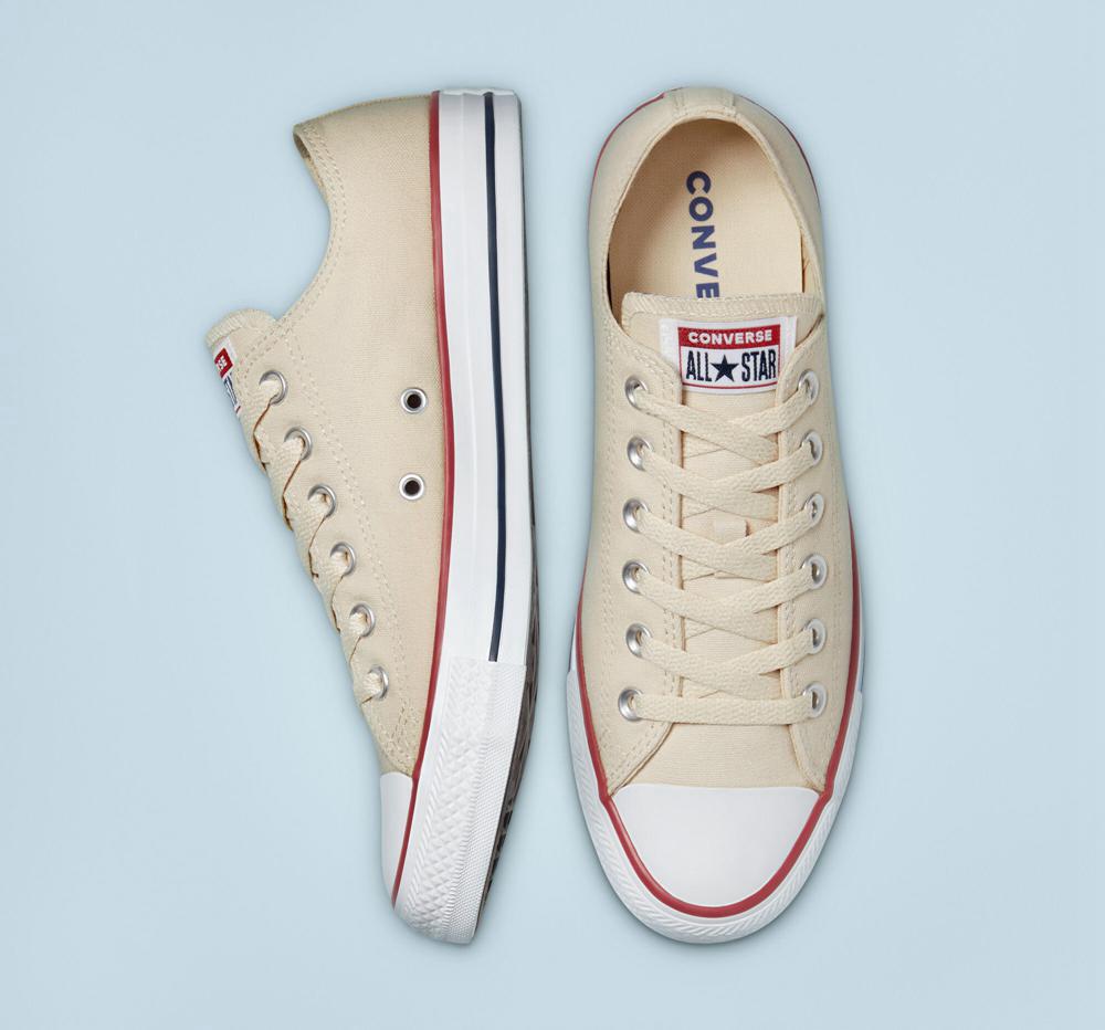 Natural Ivory Converse Chuck Taylor All Star Classic Unisex Men's Low Tops  US |  35290-IJVD