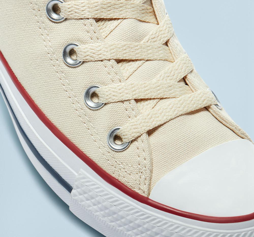 Natural Ivory Converse Chuck Taylor All Star Classic Unisex Men's High Tops  US |  54732-OZQN