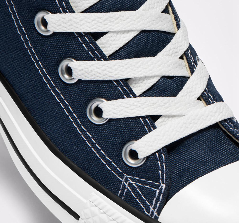 Navy Converse Chuck Taylor All Star Classic Unisex Men's High Tops  US |  90426-PIWX