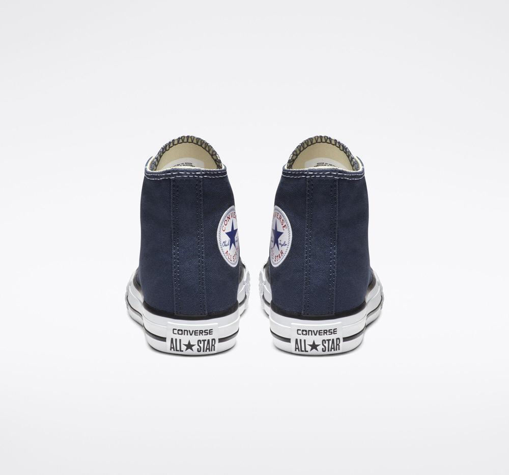 Navy Converse Chuck Taylor All Star Classic Little Kids Boys' High Tops  US |  94073-GTVB