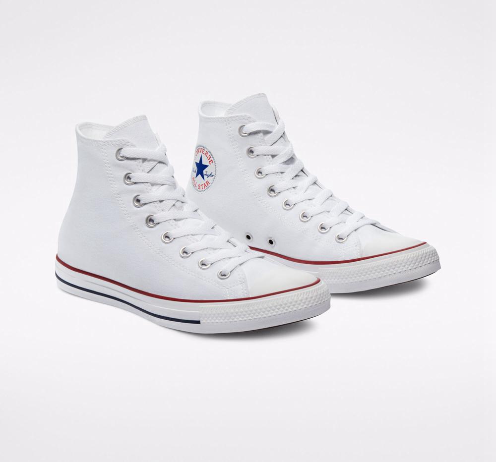 Optical White Converse Chuck Taylor All Star Classic Unisex Men's High Tops  US |  23098-QOCH