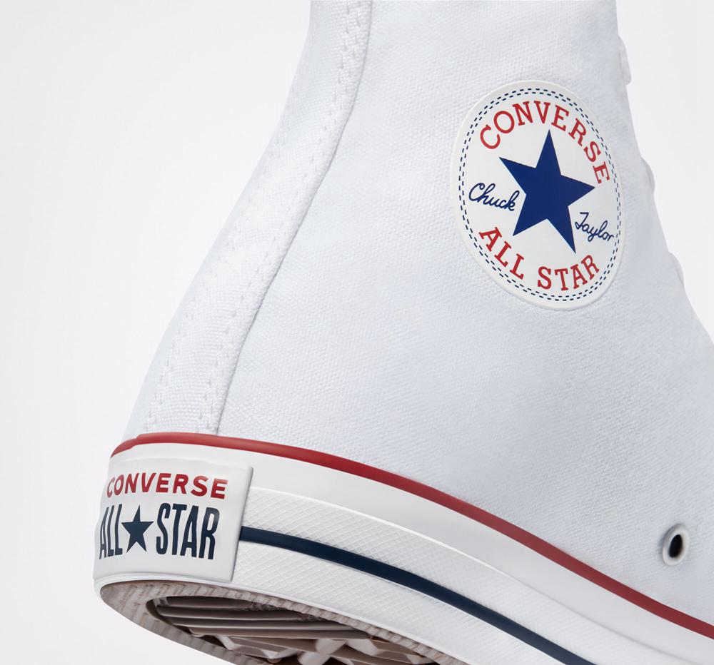 Optical White Converse Chuck Taylor All Star Classic Unisex Men's High Tops  US |  23098-QOCH