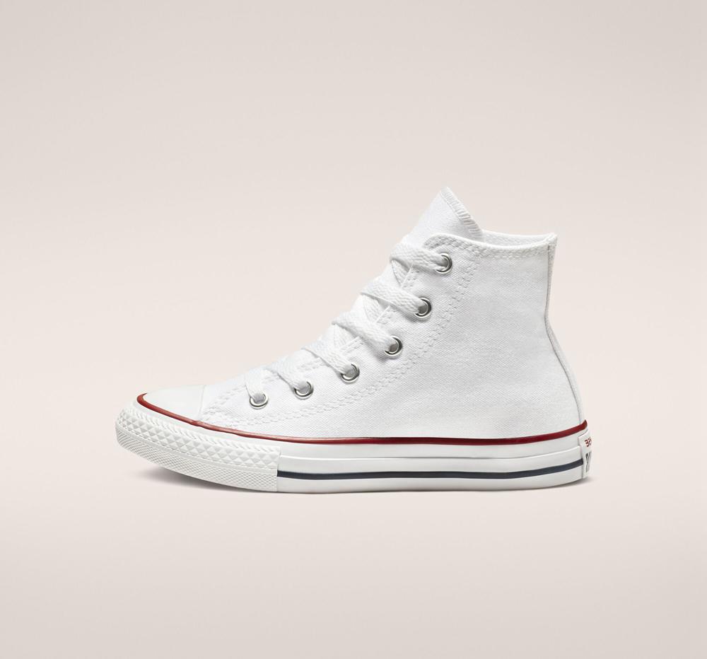 Optical White Converse Chuck Taylor All Star Classic Little Kids Boys' High Tops  US |  67091-DNRS