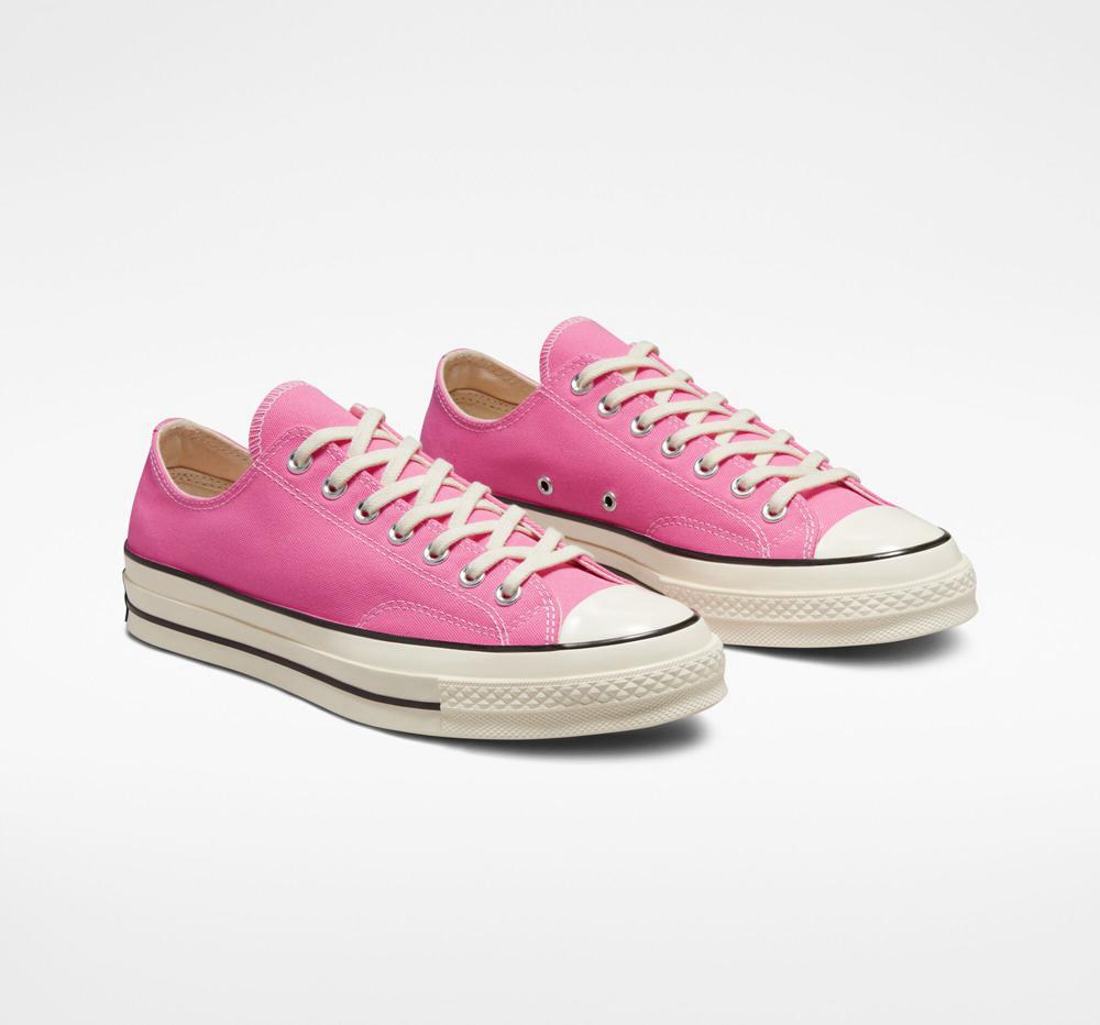 Pink / Egret / Black Converse Chuck 70 Vintage Canvas Unisex Men's Low Tops  US |  82406-AORI