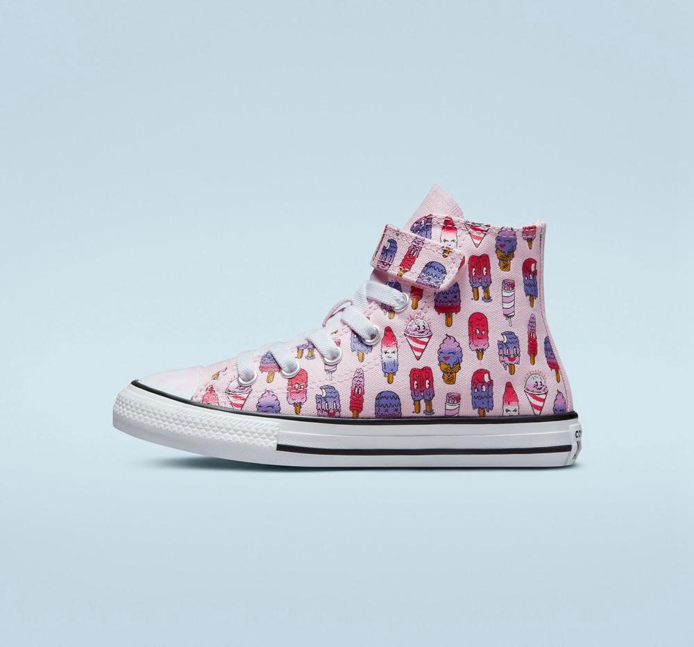 Pink Foam / Prime Pink Converse Chuck Taylor All Star Easy On Frozen Treats Little Kids Girls' High Tops  US |  92670-EHAT