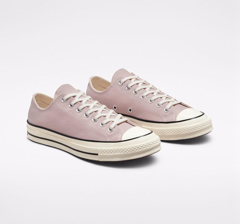 Pink Stone Mauve / Egret / Black Converse Chuck 70 Canvas Unisex Women's Low Tops  US |  24709-WMHJ