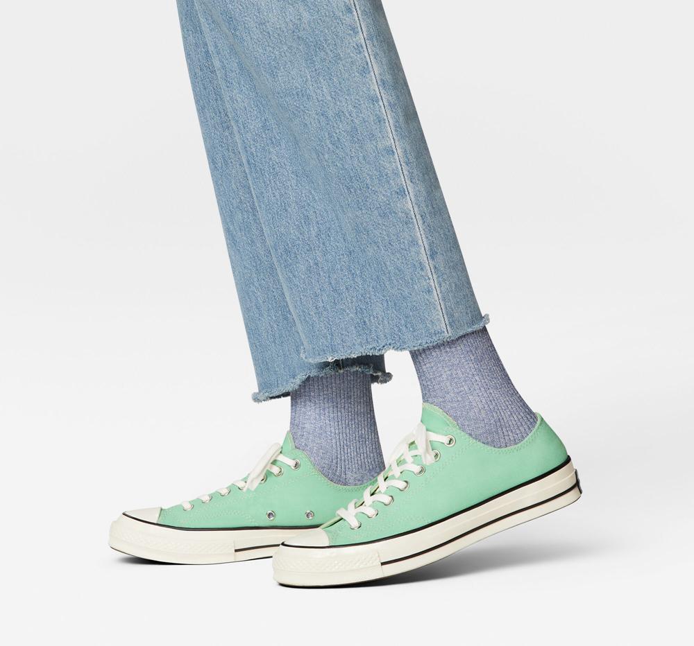 Prism Green / Egret / Black Converse Chuck 70 Canvas Unisex Women's Low Tops  US |  09231-SWEO