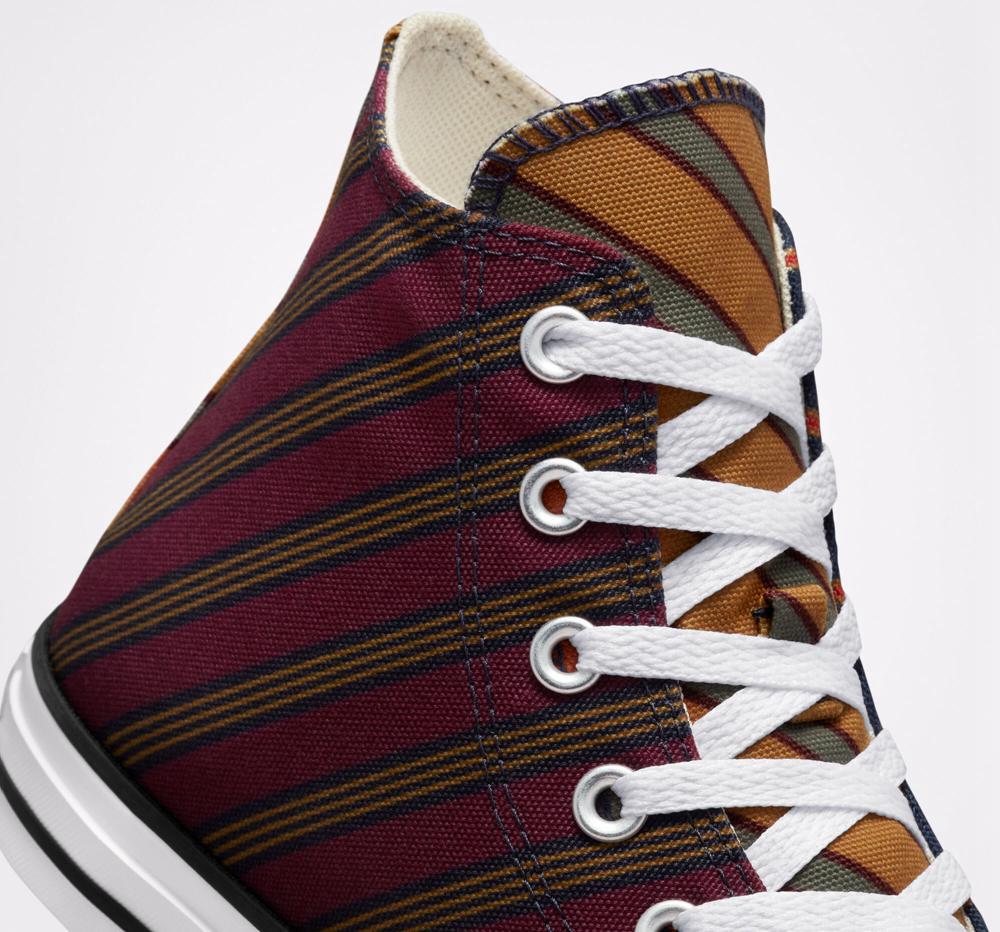 Purple Obsidian / Deep Bordeaux Converse Chuck Taylor All Star Twisted Classics Unisex Women's High Tops  US |  02658-JMSX