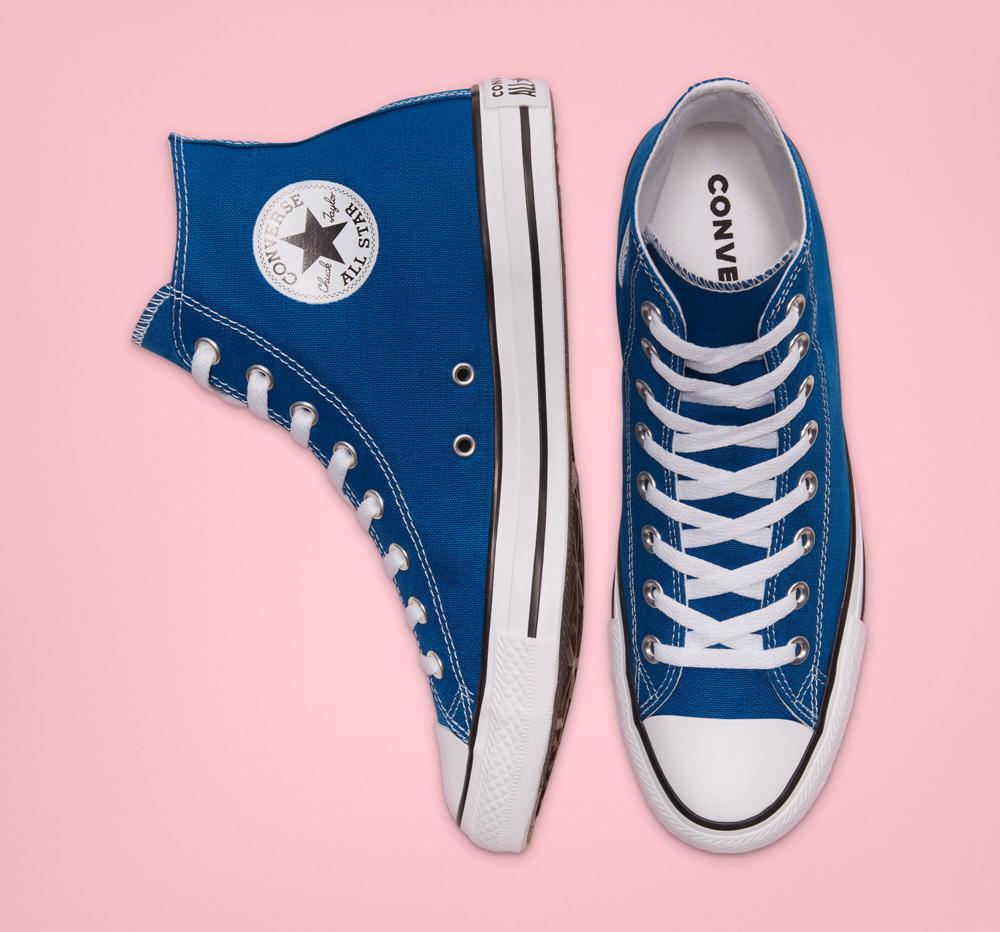 Snorkel Blue / White / White Converse Chuck Taylor All Star Seasonal Color Unisex Women's High Tops  US |  14697-DGWO