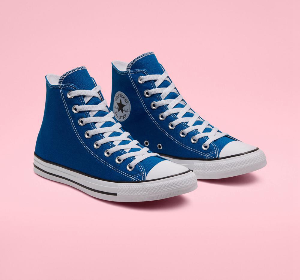 Snorkel Blue / White / White Converse Chuck Taylor All Star Seasonal Color Unisex Men's High Tops  US |  43250-JSRI