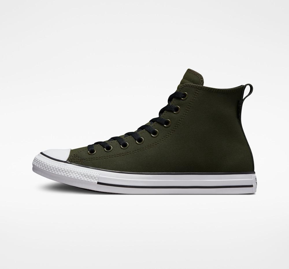 Utility Green / White / Black Converse Chuck Taylor All Star Tectuff Unisex Women's High Tops  US |  40596-CNIL