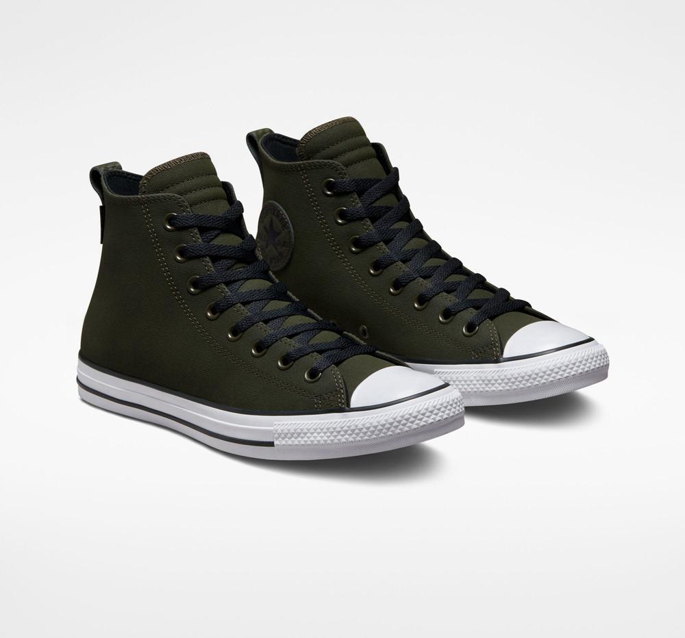 Utility Green / White / Black Converse Chuck Taylor All Star Tectuff Unisex Women's High Tops  US |  40596-CNIL