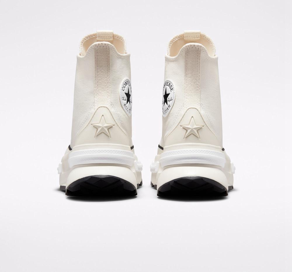 White Egret / Black / White Converse Run Star Legacy Cx Unisex High Top Men's Platform Shoes  US |  02954-BFMW