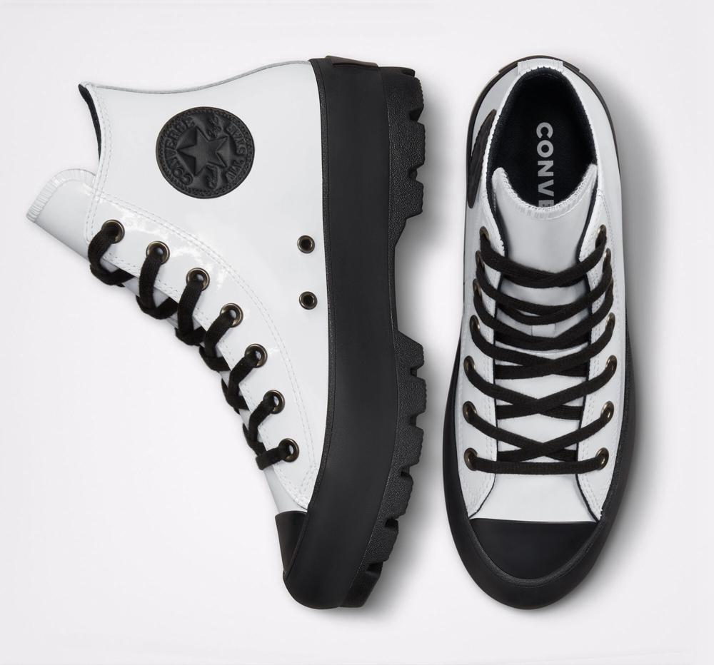 White / White / Black Converse Surface Fusion Lugged Chuck Taylor All Star Women's High Tops  US |  59781-RUNC