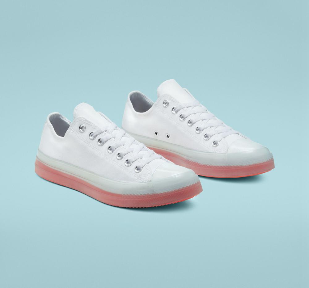 White / White / Wild Mango Converse Chuck Taylor All Star Cx Unisex Women's Low Tops  US |  62590-ZLHQ